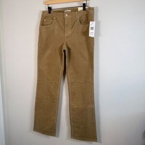 NEW Jones New York Sport Corduroy 5-Pocket Pants‎ 10 Stretch Straight Leg NWT
